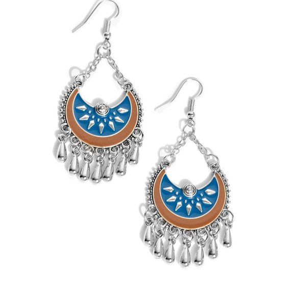 I Just Need CHIME - Blue Earrings - Picture 2 of 2